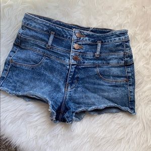 Denim shorts